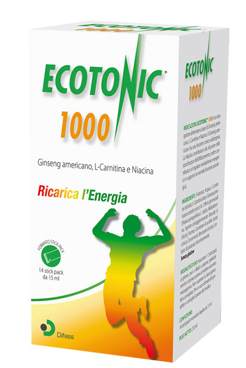 ECOTONIC 1000 14 STICK PACK 15 ML - farmavitality.it