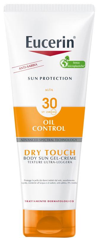 EUCERIN SUN GEL DRY TOUCH SPF30+ 200 ML - farmavitality.it