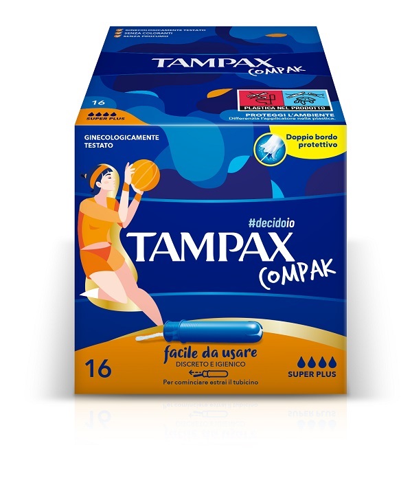 TAMPAX COMPAK ASSORBENTE INTERNO SUPER PLUS 16 PEZZI - farmavitality.it