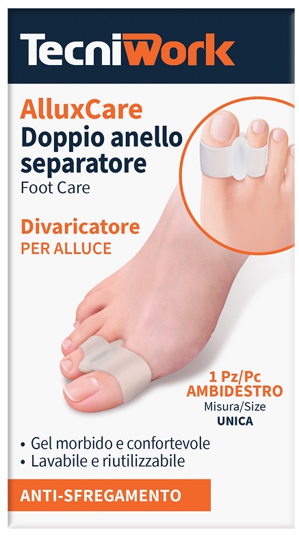 ALLUX CARE SEPARATORE E DIVARICATORE PER ALLUCE A DOPPIO ANELLO - farmavitality.it