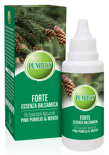 PUMILIO FORTE ESSENZA BALSAMICA OLI ESSENZIALI NATURALI PINO PUMILIO & MENTA 40 ML - farmavitality.it