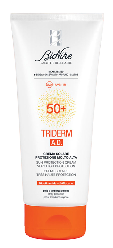 TRIDERM AD CREMA SOLARE SPF50+ 200 ML - farmavitality.it