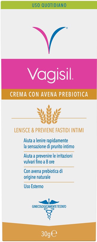 VAGISIL CREMA INTIMA 2 IN 1 USO QUOTIDIANO 30 G - farmavitality.it