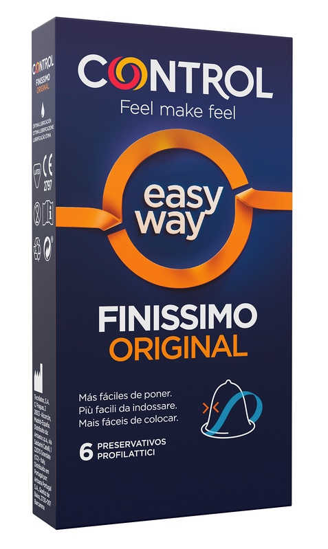 PROFILATTICO CONTROL FINISSIMO ORIGINAL EASY WAY 6 PEZZI - farmavitality.it