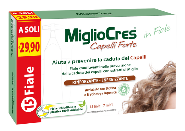 MIGLIOCRES FORTE 15 FIALE TRATTAMENTO DERMOCOSMETICO - farmavitality.it