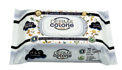 DERMACOTONE SALVIETTINE TALCO 72 PEZZI - farmavitality.it