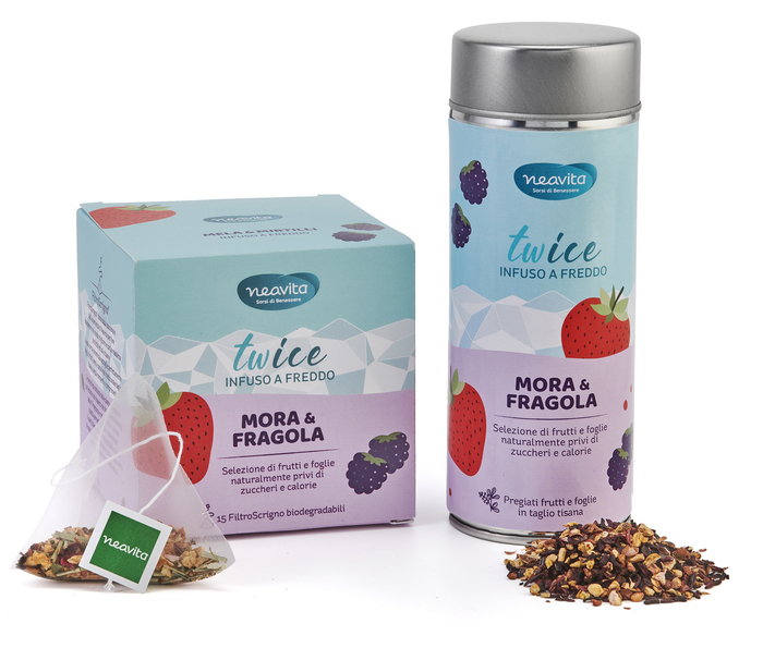 INFUSO TWICE MORA E FRAGOLA FILTROSCRIGNO 15 FILTRI 3,5 G - farmavitality.it