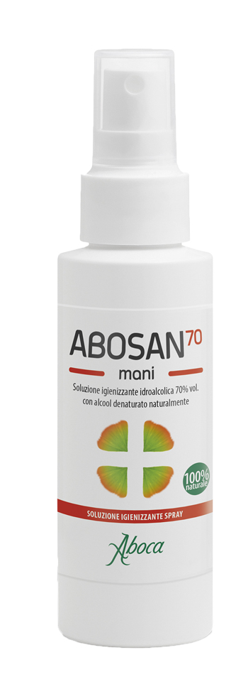 ABOSAN70 SOLUZIONE IGIENIZZANTE MANI 100 ML SPRAY - farmavitality.it