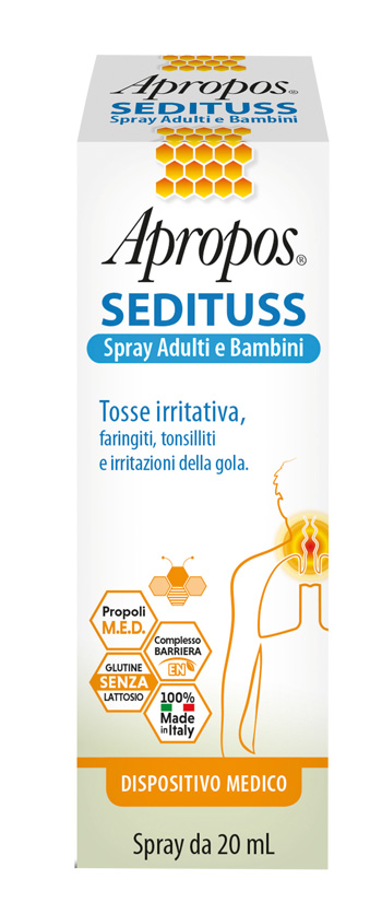 APROPOS SEDITUSS SPRAY ADULTI/BAMBINI 20 ML - farmavitality.it