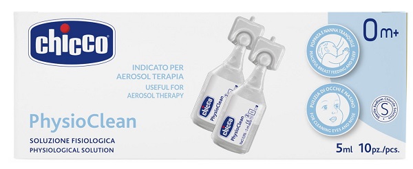 CHICCO SOLUZIONE PHYSIOCLEAN 5 ML 10 PEZZI - farmavitality.it