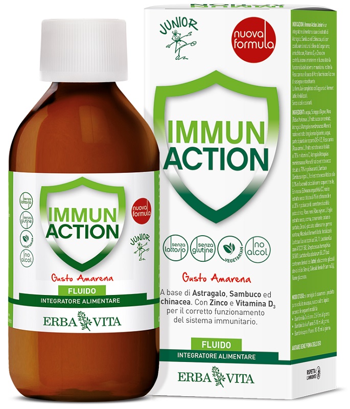 IMMUN ACTION FLUIDO JUNIOR 200 ML - farmavitality.it