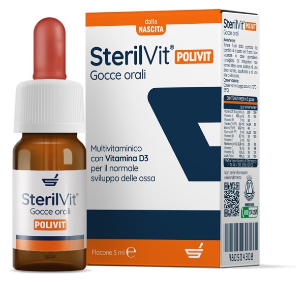 STERILVIT POLIVIT GOCCE 5 ML - farmavitality.it