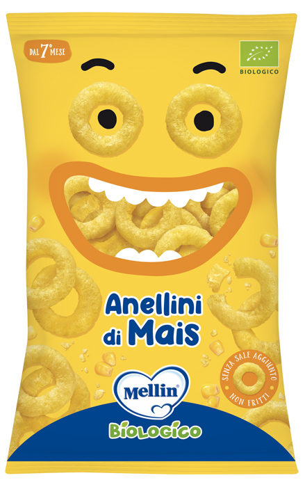 MELLIN SNACK BIO ANELLINI MAIS 15 G - farmavitality.it