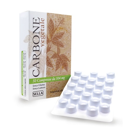CARBONE VEGETALE 50 COMPRESSE - farmavitality.it