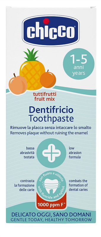CHICCO DENTIFRICIO TUTTIFRUTTI 12 MESI - farmavitality.it