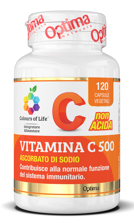 COLOURS OF LIFE VITAMINA C 500 120 CAPSULE VEGETALI 900 MG - farmavitality.it