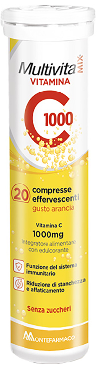 MULTIVITAMIX VIT C 1000 20 COMPRESSE EFFERVESCENTI - farmavitality.it