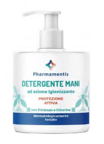 PHARMAMENTIS SAPONE DETERGENTE IGIENIZZANTE MANI 300 ML - farmavitality.it