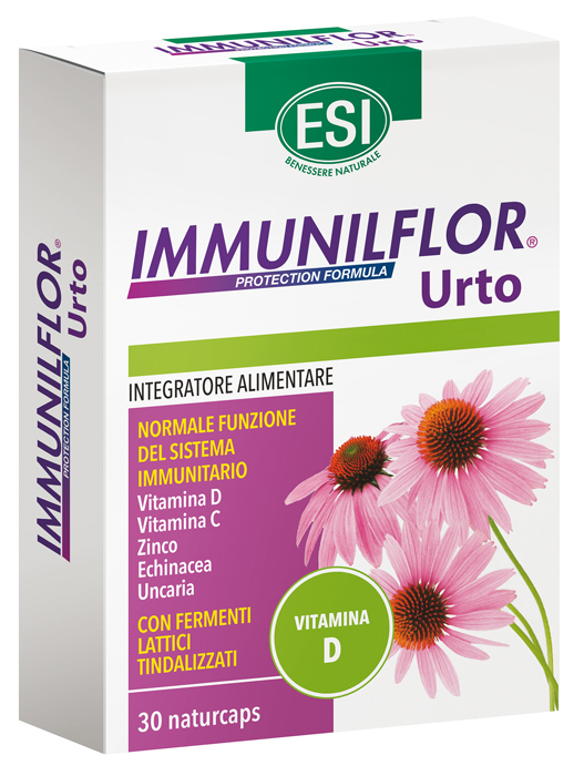 ESI IMMUNILFLOR URTO VITAMINA D 30 NATURCAPS - farmavitality.it
