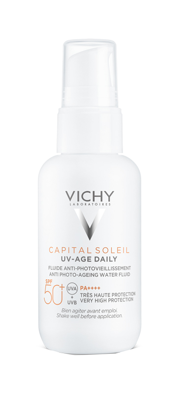 Vichy Capital Soleil Uv Age Fluido Anti Fotoinvecchiamento SPF 50+ 40ml - farmavitality.it