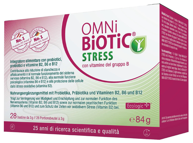 OMNI BIOTIC STRESS VITAMINE GRUPPO B 28 BUSTINE DA 3 G - farmavitality.it