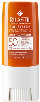 RILASTIL SUN SYSTEM PHOTO PROTECTION TERAPY SPF 50+ STICK TRASPARENTE 8,5 ML - farmavitality.it