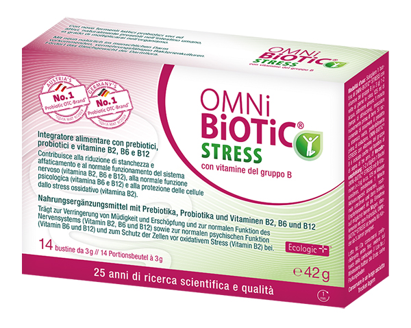 OMNI BIOTIC STRESS VITAMINE GRUPPO B 14 BUSTINE DA 3 G - farmavitality.it