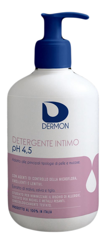 DERMON DETERGENTE INTIMO USO FREQUENTE PH 4,5 500 ML - farmavitality.it