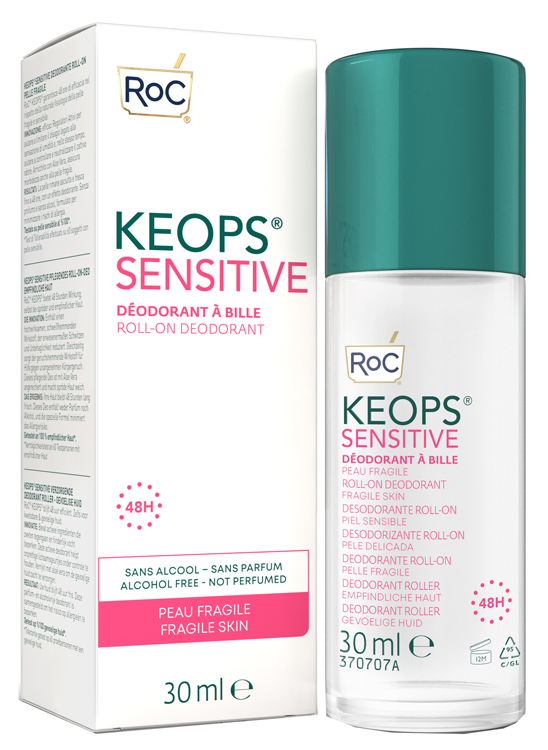 ROC KEOPS DEODORANTE ROLL-ON 48H SENSITIVE 30 ML - farmavitality.it