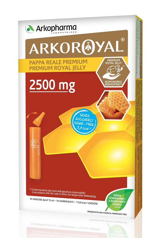 ARKOROYAL PAPPA REALE 2500 MG SENZA ZUCCHERO 10 FIALE - farmavitality.it