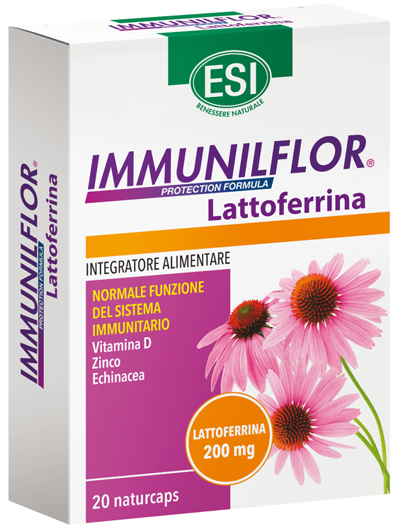 ESI IMMUNILFLOR LATTOFERRINA 20 NATURCAPS - farmavitality.it