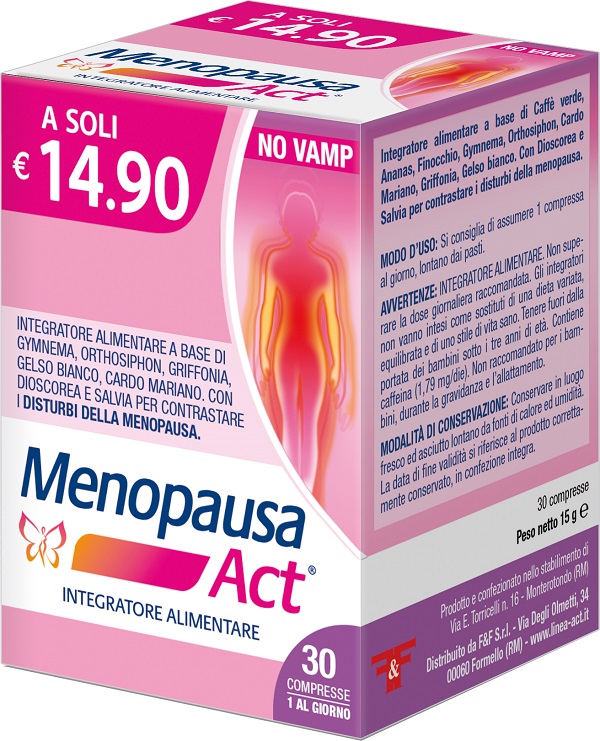 MENOPAUSA ACT 30 COMPRESSE - farmavitality.it