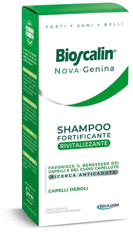 BIOSCALIN NOVA GENINA SHAMPOO FORTIFICANTE RIVITALIZZANTE 200 ML - farmavitality.it