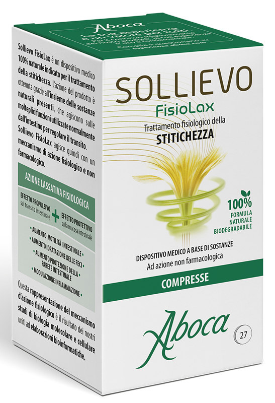 SOLLIEVO FISIOLAX 27 COMPRESSE - farmavitality.it