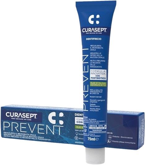 CURASEPT PREVENT DENTIFRICIO 75 ML - farmavitality.it