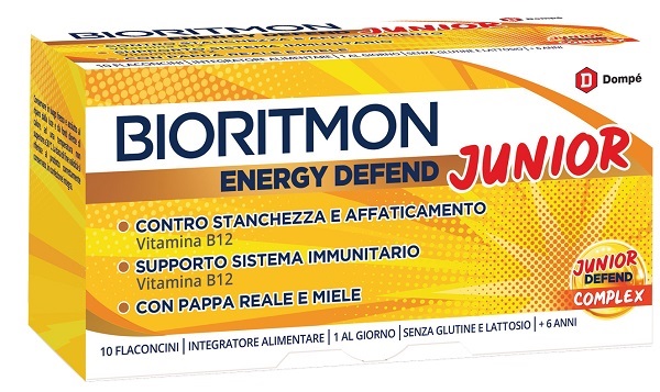 BIORITMON ENERGY DEFEND JUNIOR 10 FLACONCINI 10 ML - farmavitality.it