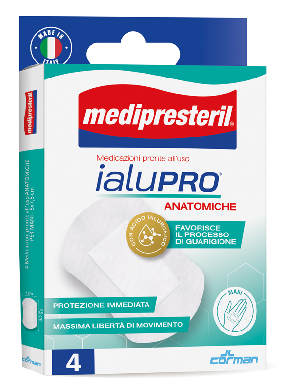 MEDIPRESTERIL IALUPRO MANI 5X7,5 CM 4 PEZZI - farmavitality.it