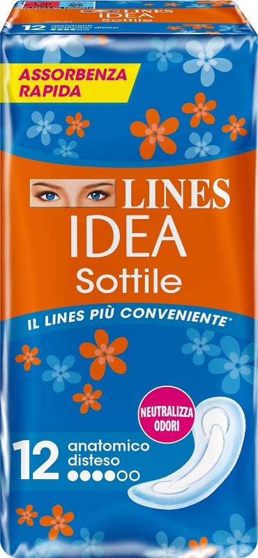 LINES IDEA SOTTILI ANATOMICI 12 PEZZI - farmavitality.it