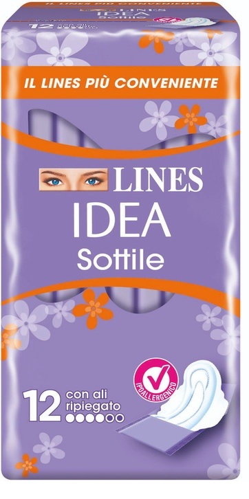 LINES IDEA SOTTILI RIPIEGATI ALI 12 PEZZI - farmavitality.it