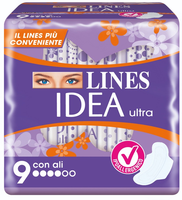 LINES IDEA ULTRA GIORNO ALI 9 PEZZI - farmavitality.it