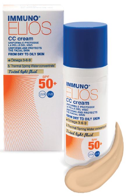 IMMUNO ELIOS CC CREAM SPF50+ TINTED LIGHT 40 ML - farmavitality.it
