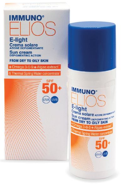 IMMUNO ELIOS CREAM E-LIGHT SPF50+ LIGHTENING 40 ML - farmavitality.it