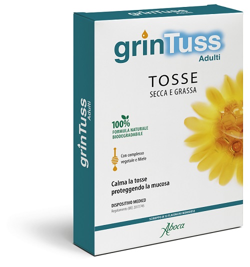 GRINTUSS ADULTI SCIROPPO 12 FLACONCINI - farmavitality.it