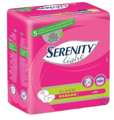 PANNOLONE PER INCONTINENZA SERENITY LIGHT LADY SUPER 12 PEZZI - farmavitality.it