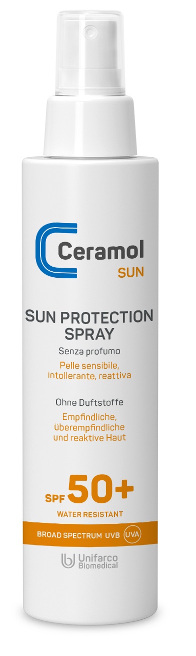 CERAMOL SUN PROTECTION SPRAY SPF50+ 150 ML - farmavitality.it