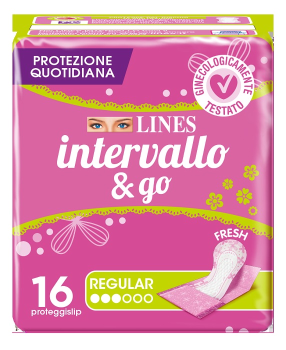 PROTEGGISLIP LINES INTERVALLO FRESH&GO RIPIEGATI 16 PEZZI - farmavitality.it