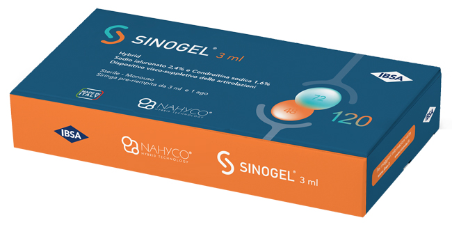SIRINGA INTRA-ARTICOLARE SINOGEL 2,4% ACIDO IALURONICO + 1,6% CONDROITINA SODICA 3ML + 1 AGO - farmavitality.it