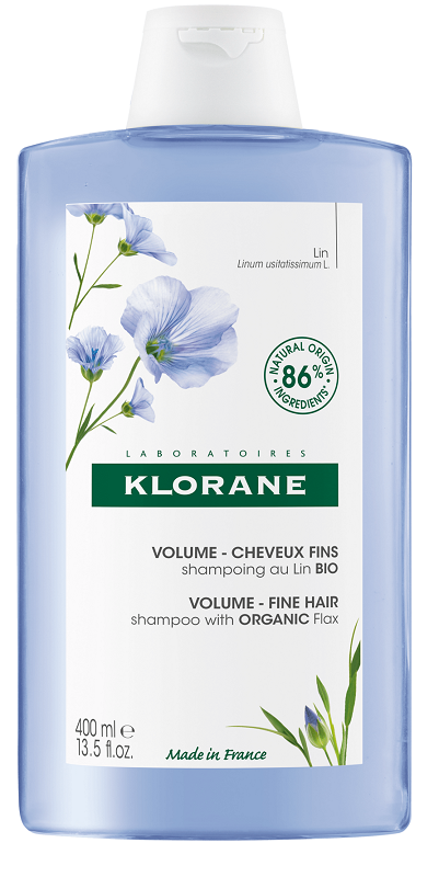 KLORANE SHAMPOO VOLUME FINE HAIR CON LINO 400 ML - farmavitality.it