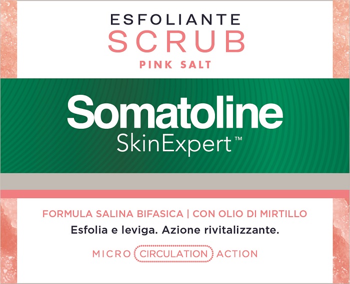 SOMATOLINE SKIN EXPERT SCRUB PINK SALT 350 G - farmavitality.it