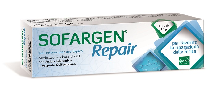 MEDICAZIONE SOFARGEN GEL ACIDO IALURONICO E ARGENTO SULFADIAZINA TUBETTO 25 G - farmavitality.it